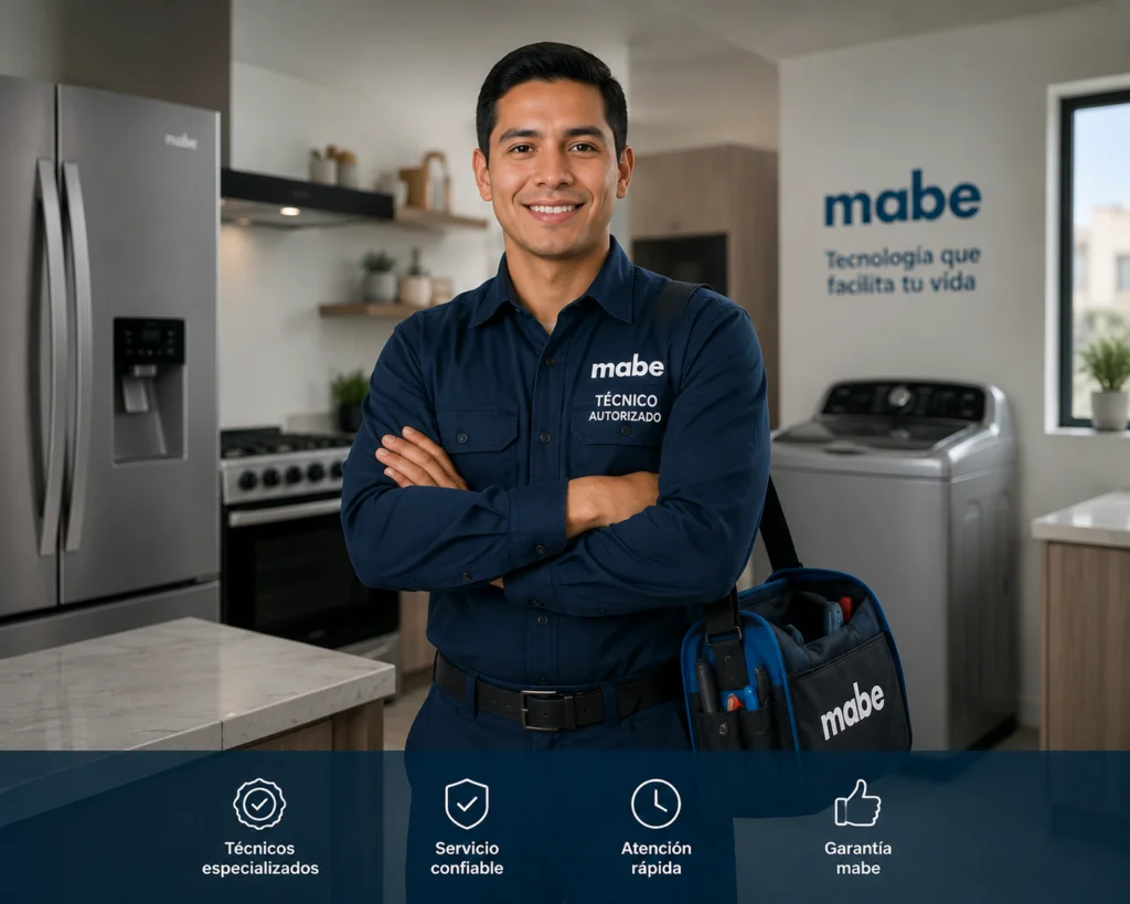Técnico autorizado Mabe con respaldo de servicio confiable en toda la GAM de Costa Rica